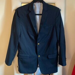 Boys size 20 navy Tommy Hilfger sport coat